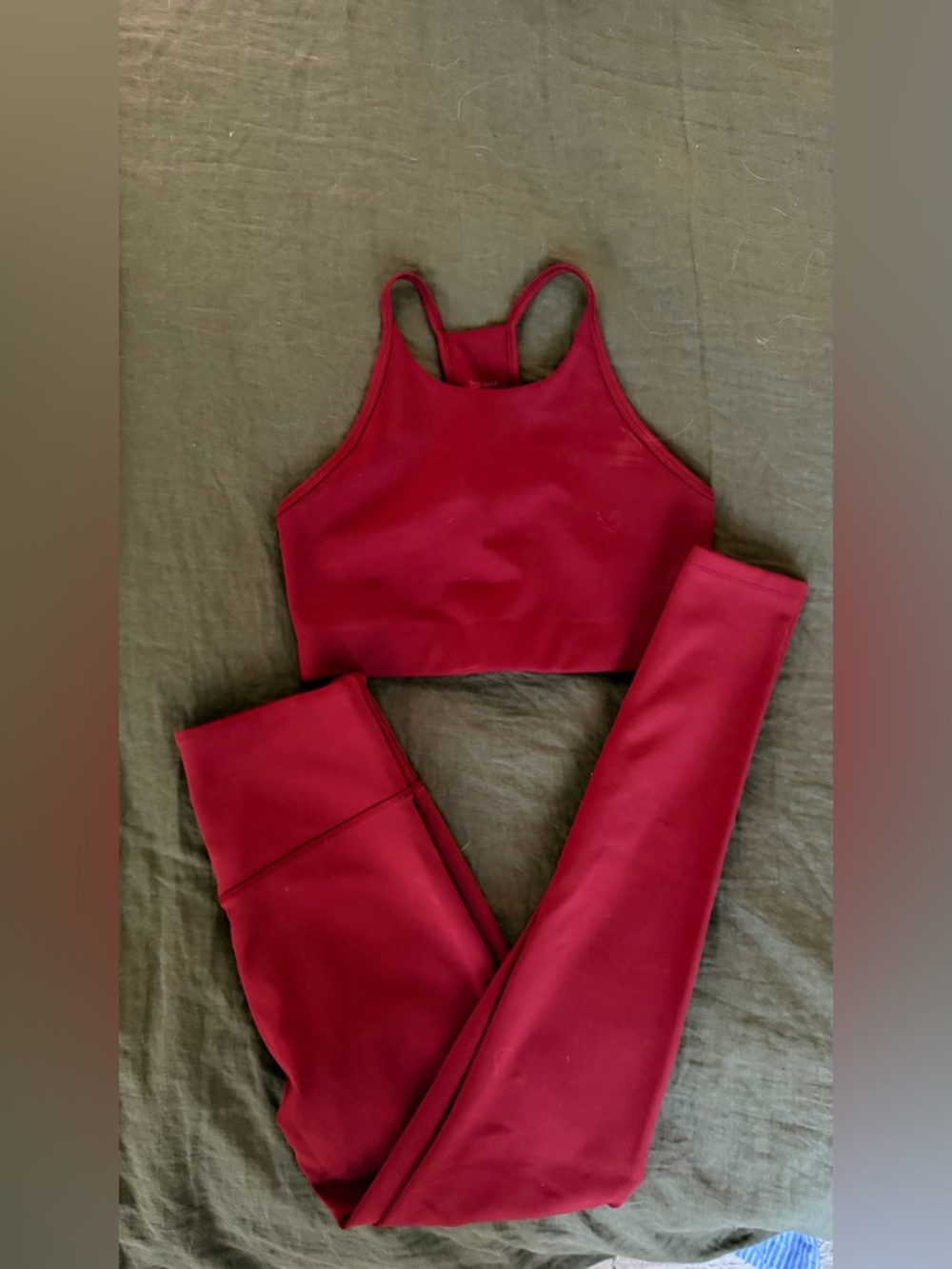 The Girlfriend Collective - Kona Colette Halter Bra and matching leggings